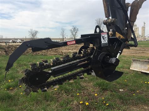 trencher attachment for mini excavator|bobcat excavator trenching attachment.